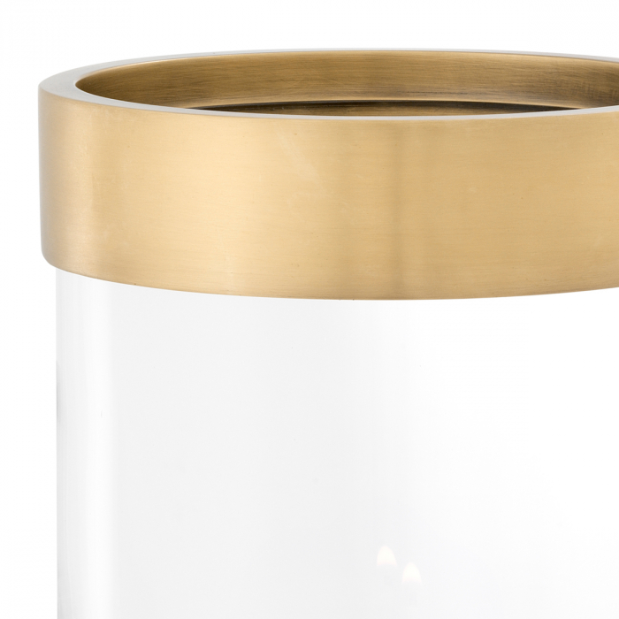 Suport lumanare Hurricane, Vertex, finisaj din alamă cu aspect vintage S, Dims: Ø 20 | H. 31.5 (CM) [3]