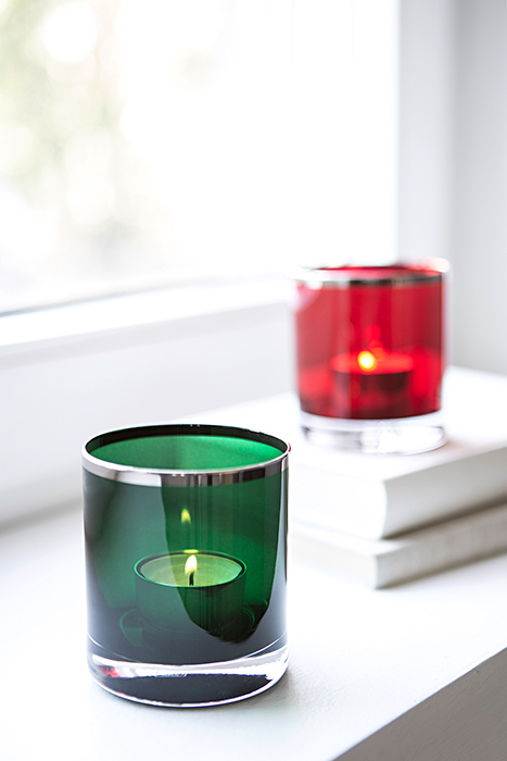 Suport lumanare KELLY, sticla, 8 x 9 cm [2]