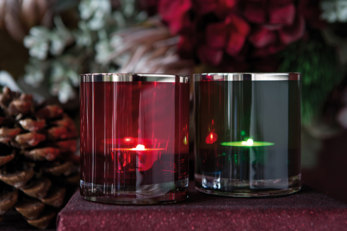 Suport lumanare KELLY, sticla, 8 x 9 cm [3]