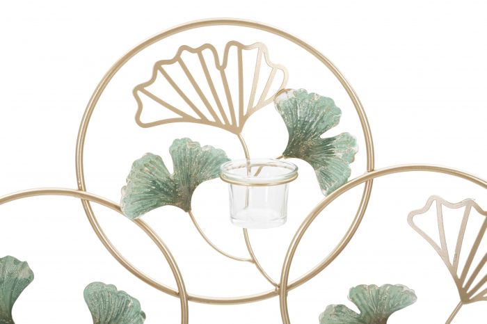 Suport lumanare pentru perete Greenery, Fier/Sticla, Multicolor, 35.5x80x7.5 cm [5]