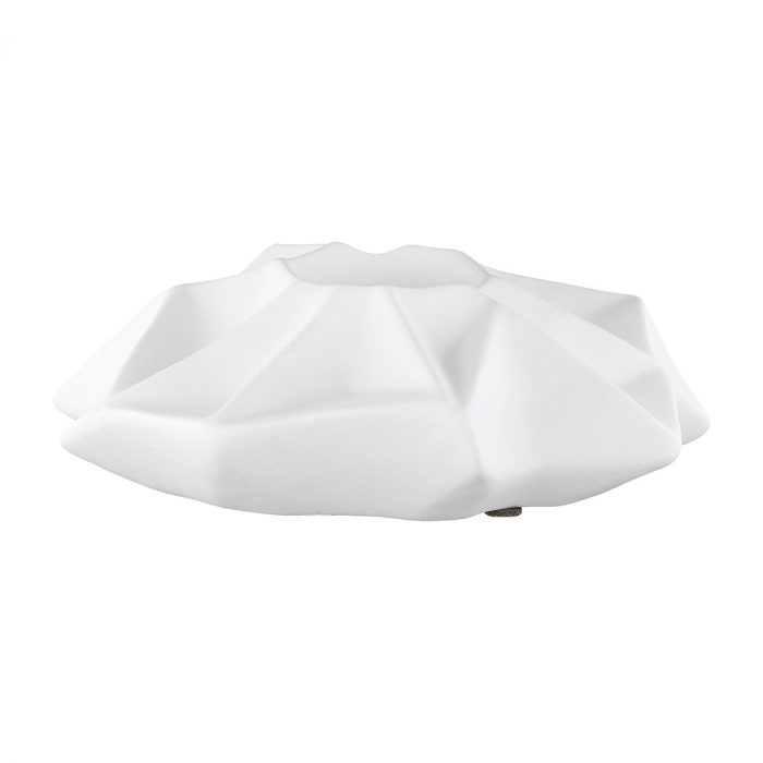 Suport lumanare, Pisa, Ceramica, alb, PU 6, L. 19 cm, L. 19 cm, H. 7 cm [2]