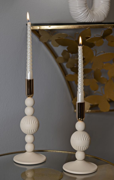 Suport lumanare, Set de 2 buc. Aster cm ø 10x20-10x25.5 [4]