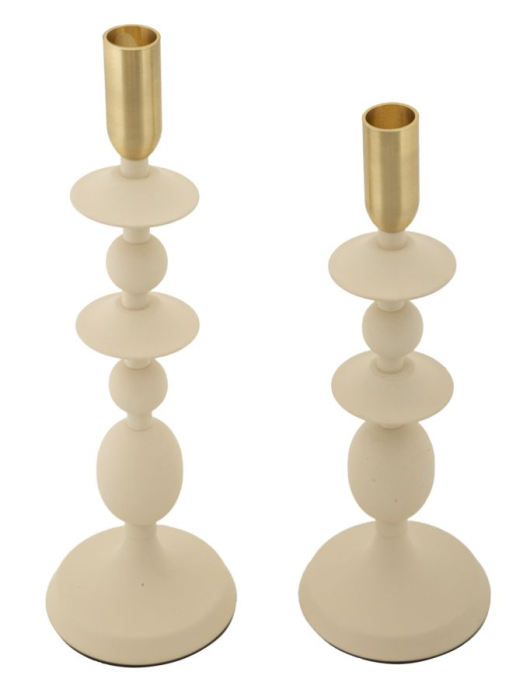 Suport lumanare, Set de 2 buc. Gemini cm ø10x29-10x33 [2]