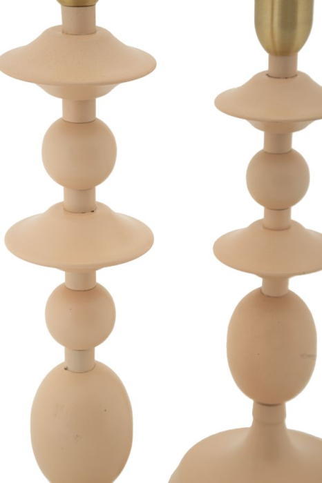 Suport lumanare, Set de 2 buc. Gemini roz, ø 10x29-10x33 cm [3]