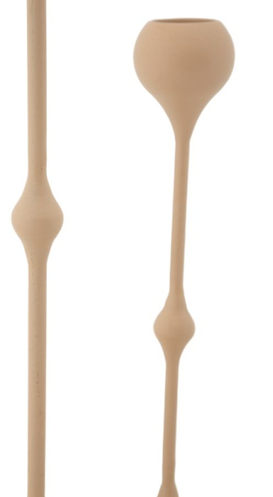 Suport lumanare, Set de 2 buc. Slimmy roz cm ø 8x26-8x37 [3]