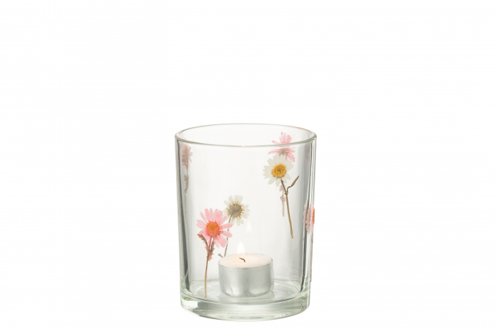 Suport lumanare, Tealight, Peggy, Flori, L, L 10| W 10| H 12.5 cm [2]