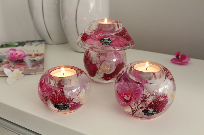 Suport lumanare YAMILA, sticla, 11x11 cm [2]