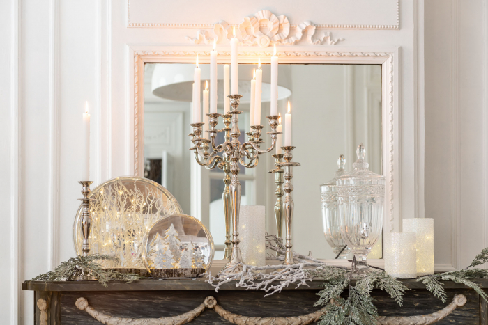 Sfesnic Jolipa, Aluminiu, Argintiu, 47x47x100 cm [6]