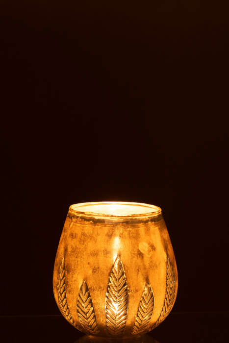 Suport lumanari, Sticla, Argintiu, 18.5x18.5x18.5 cm [3]