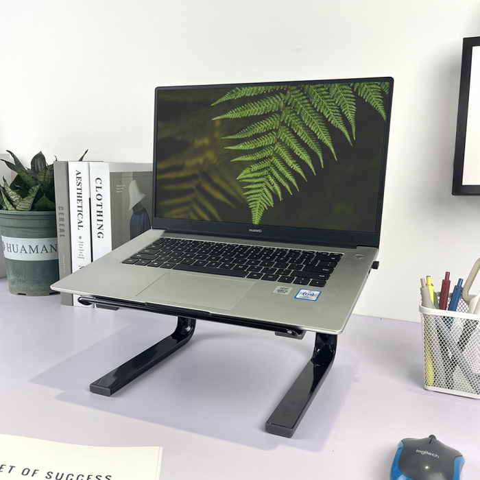 Suport pentru laptop BRO, metal, negru [2]