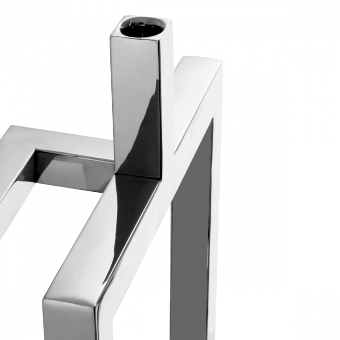 Suport pentru lumanare Skyline, finisaj nichel, Dims: L. 29 | W. 55 | H. 42 (CM) [4]