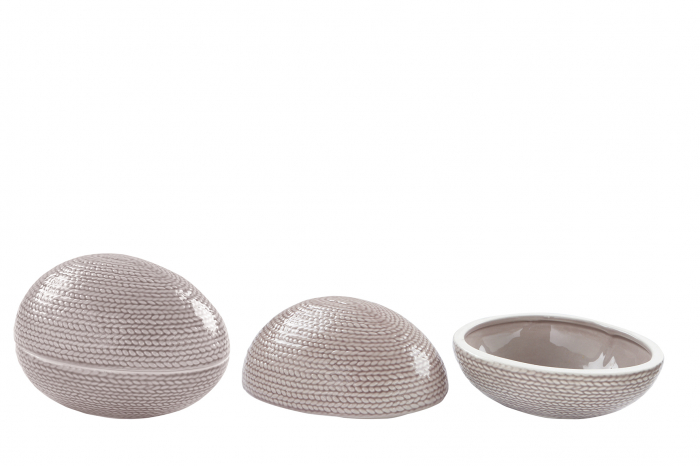 Suport pentru oua Pasko, Portelan, Bej, 9x8x13 cm [2]