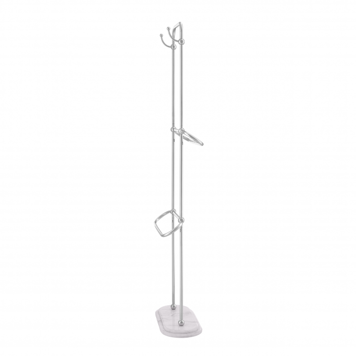 Suport pentru prosoape Lowell L pol marmură albă, Dims: L. 22 | W. 50 | H. 159 (CM) [2]