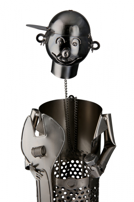 Suport pentru sticlă de vin, metalic, Handyman [2]