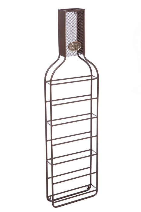 Suport pentru sticle, "Pluta", Metal, maro, PU 1, L. 8,5 cm, l. 32 cm, H 118 cm [2]