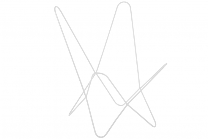 Suport scaun metalic, Metal/Fier, Alb, 72x70x91.5 cm [2]