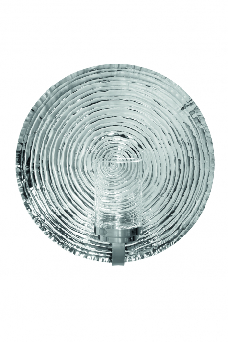 Suport lumanare suspendat AZORA, Otel inoxidabil, Argintiu, 52 cm [3]