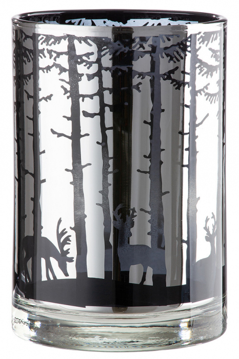 Suport lumanare, WALDESRUH, Sticla, 12.5X10 cm, set 2 [3]