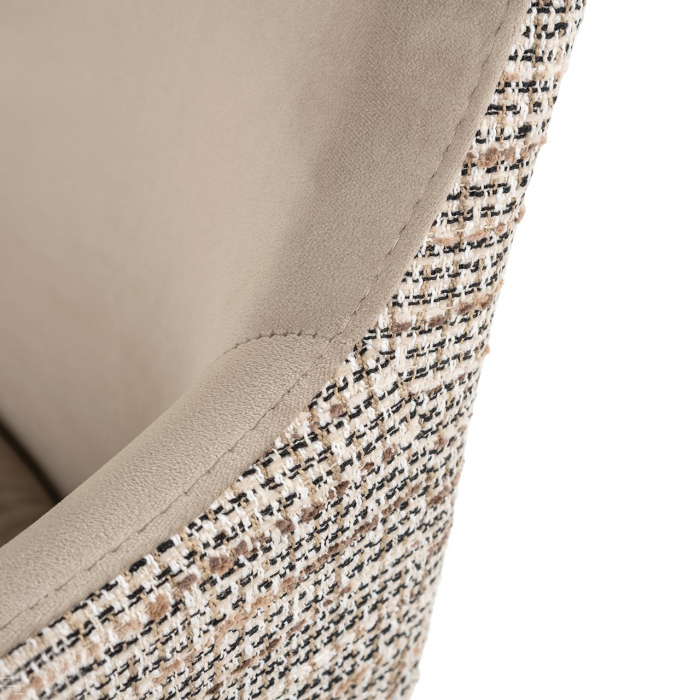 Scaun Lisonne catifea bej [6]