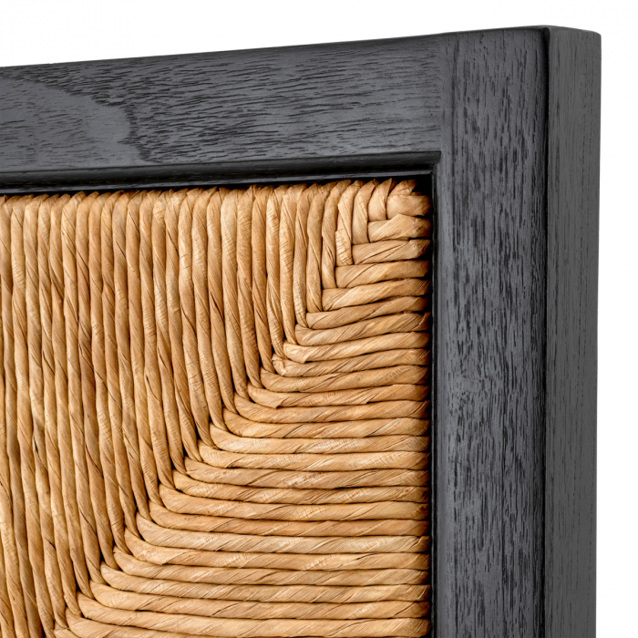 Tăblie Aruba, finisaj negru clasic, iarbă de mare natură, Dims: L. 290 | D. 6 | H. 148 (CM) [5]