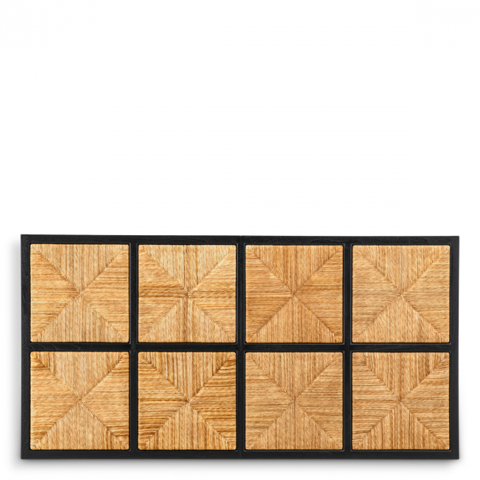 Tăblie Aruba, finisaj negru clasic, iarbă de mare natură, Dims: L. 290 | D. 6 | H. 148 (CM) [3]