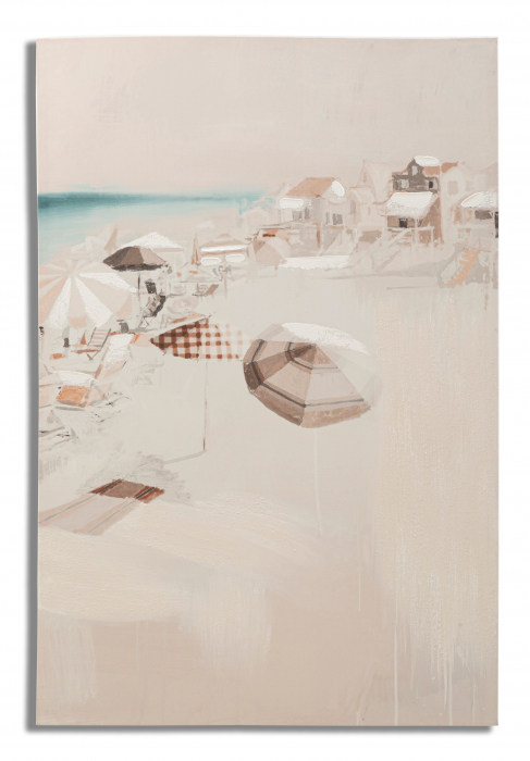 Tablou Beach -B-, Lemn/Canvas, Multicolor, 120x80x3 cm [5]