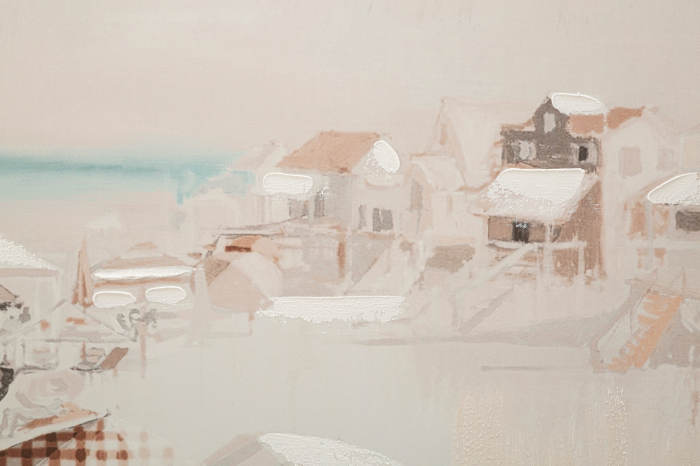 Tablou Beach -B-, Lemn/Canvas, Multicolor, 120x80x3 cm [4]