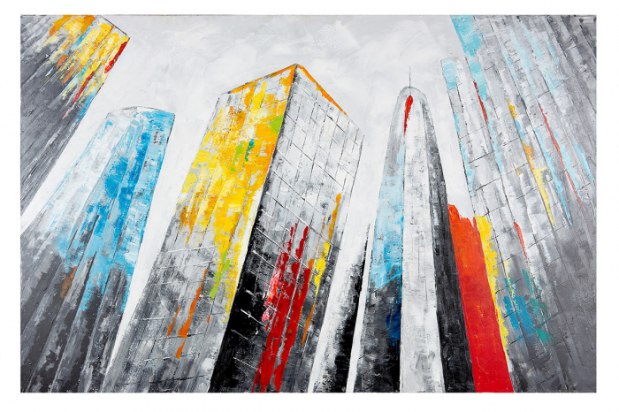Tablou Big Apple, Canvas, Multicolor, 4x152x101.5 cm [2]