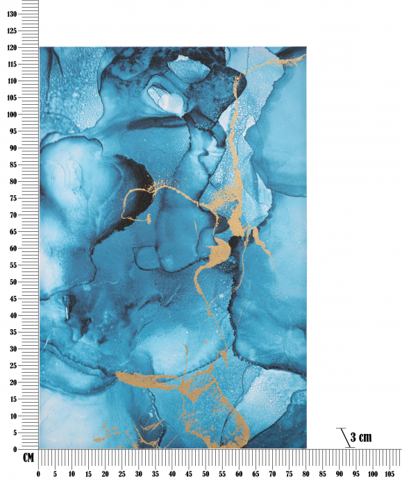 Tablou Blu Rey, Lemn/Canvas, Multicolor, 120x80x3 cm [6]