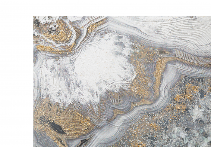 Tablou Cave, lemn de pin/panza, multicolor, 120X3.8X60 cm [7]