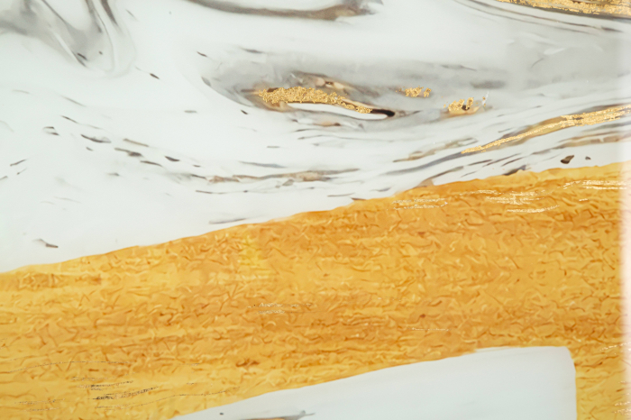 Tablou Ghostly, Sticla/Aluminiu/Hartie, Multicolor, 120x80x3.5 cm [3]