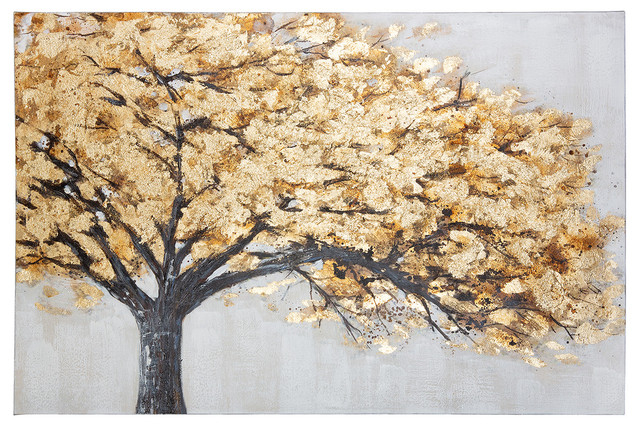 Tablou, GOLDEN TREE, 3.5X120X80 cm [2]