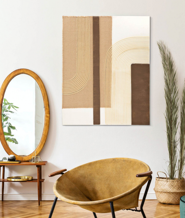 Tablou Lofty -B-, Lemn/Canvas, Multicolor, 100x80x2.8 cm [6]