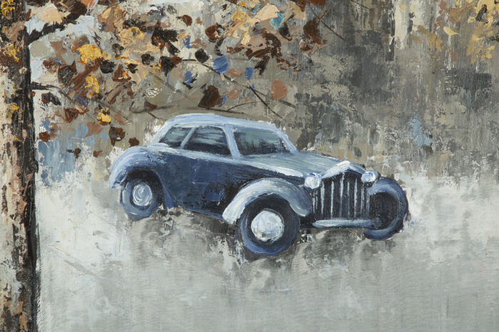 Tablou London, aluminiu/lemn de pin/panza, multicolor, 120X3.7X80 cm [2]