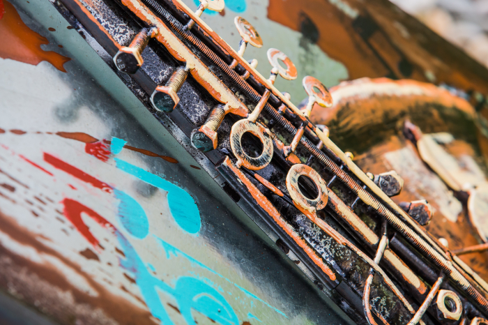 Tablou saxophon, metalic [3]