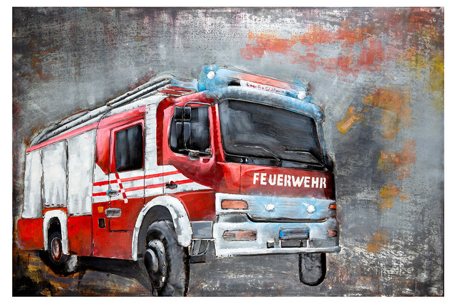 Tablou metal Fire department [2]