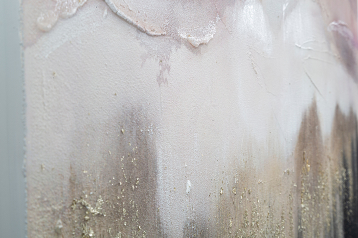 Tablou Mountain, lemn de pin/panza, multicolor, 80X2.7X60 cm [5]