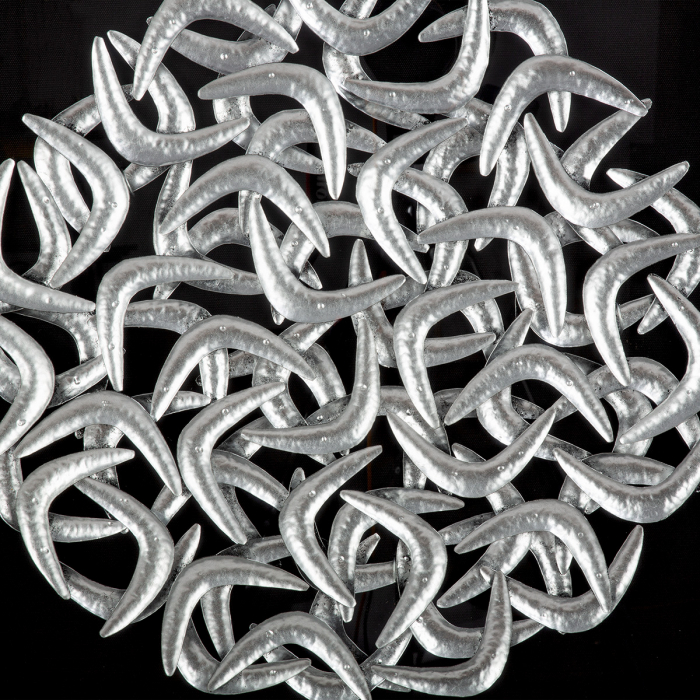 Tablou, pătrat, MDF, negru, PU 1, L. 5 cm, l. 60 cm, H 60 cm [3]