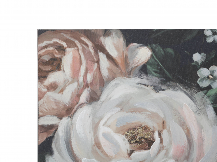 Tablou pictat manual Flowy - B -, Lemn/Canvas, Multicolor, 60x120x3.7 cm [4]