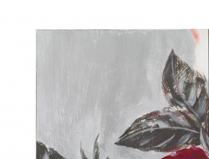 Tablou pictat manual Square, Lemn/Canvas, Multicolor, 90x90x3.7 cm [4]