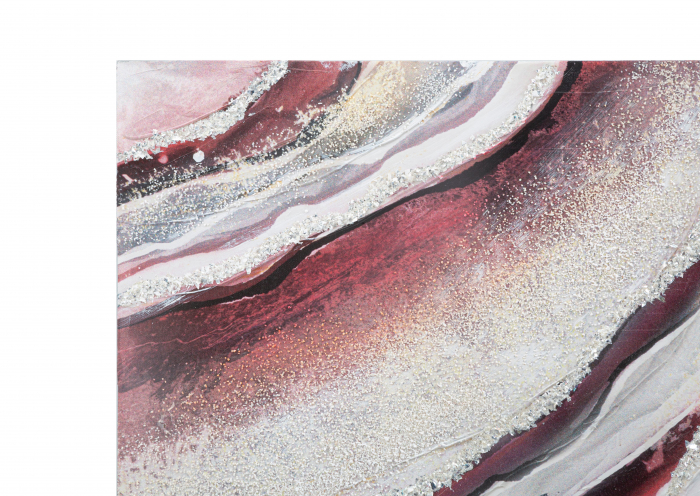 Tablou Redy, lemn de pin/panza, multicolor, 80X2.8X80 cm [7]