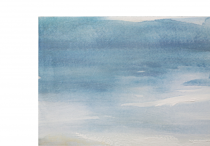 Tablou Softly, lemn de pin/panza, multicolor, 100X2.8X80 cm [7]