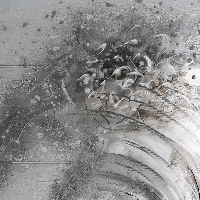 Tablou SURFER, panza/aluminiu, 100x100 cm [5]