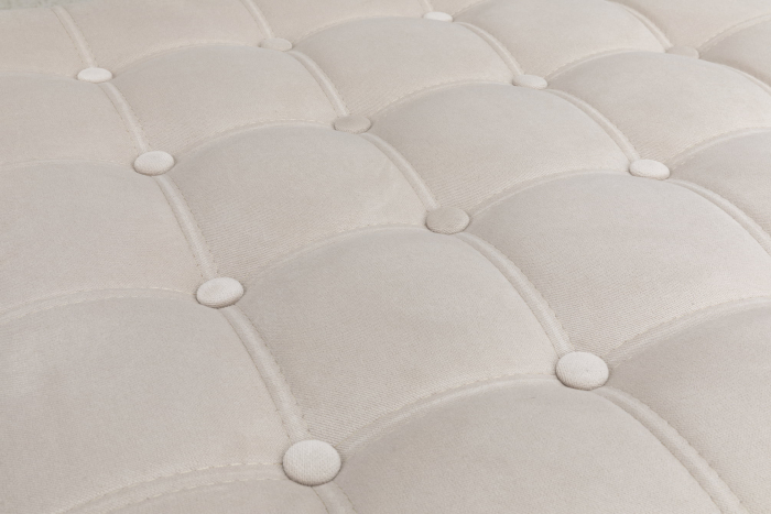 Taburet Chesterfield, Bej, 70x32x70 cm [4]