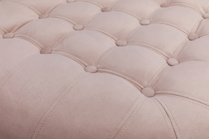 Taburet Chesterfield, Roz, 80x32x80 cm [4]