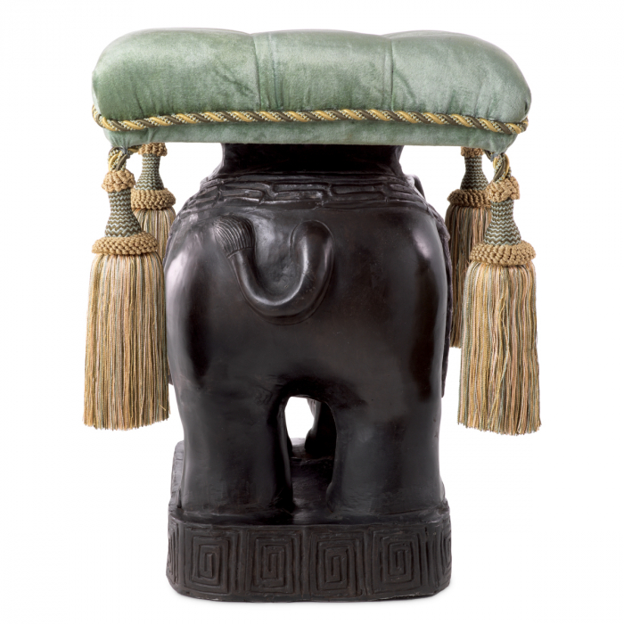 Taburet Elephant bronz, Dims: W. 40 | D. 58 | H. 55  (CM) [4]