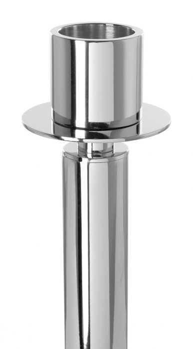 TALIS, Suport lumânare, nichel, h. 25,5 cm, d. 9,5 cm [5]