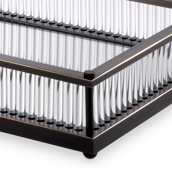 Tavă Cora dreptunghiulara, finisaj bronz [3]