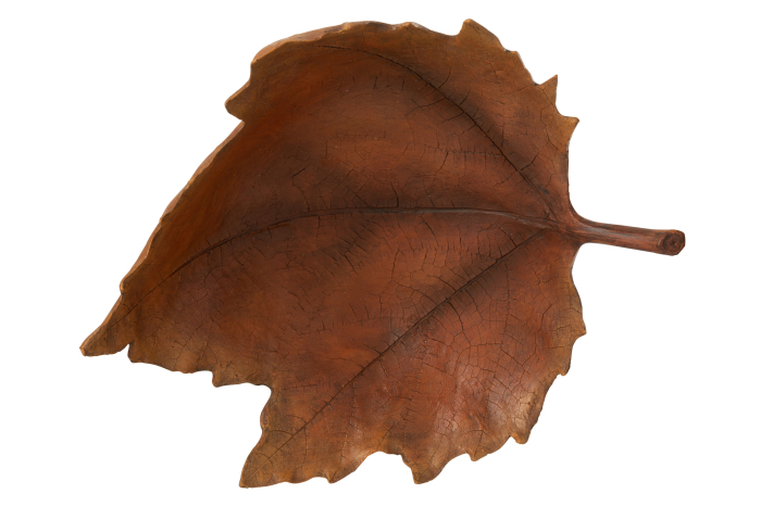 Tava decorativa cu frunze de toamna, portocaliu inchis [3]