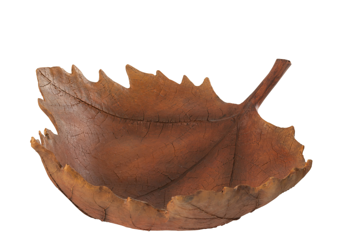 Tava decorativa cu frunze de toamna, portocaliu inchis [2]